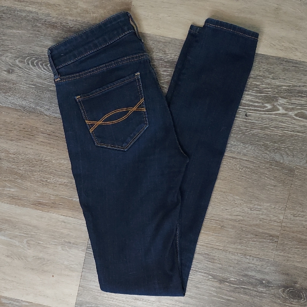 Abercrombie & Fitch Dark Indigo Skinny Jeans - W24 L31